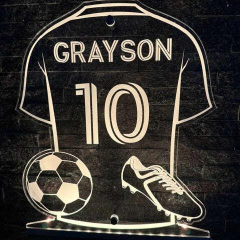 ⚽ Light Up Your Passion: The Perfect Personalised Gift for Football Fans Luxe Sign Studio
