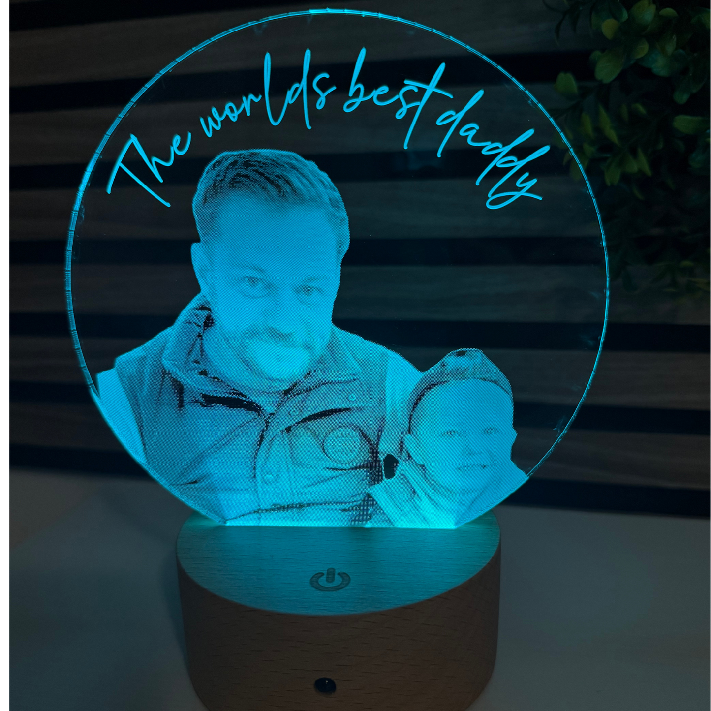 Personalised Photo Night Light – Custom Photo & Special Message