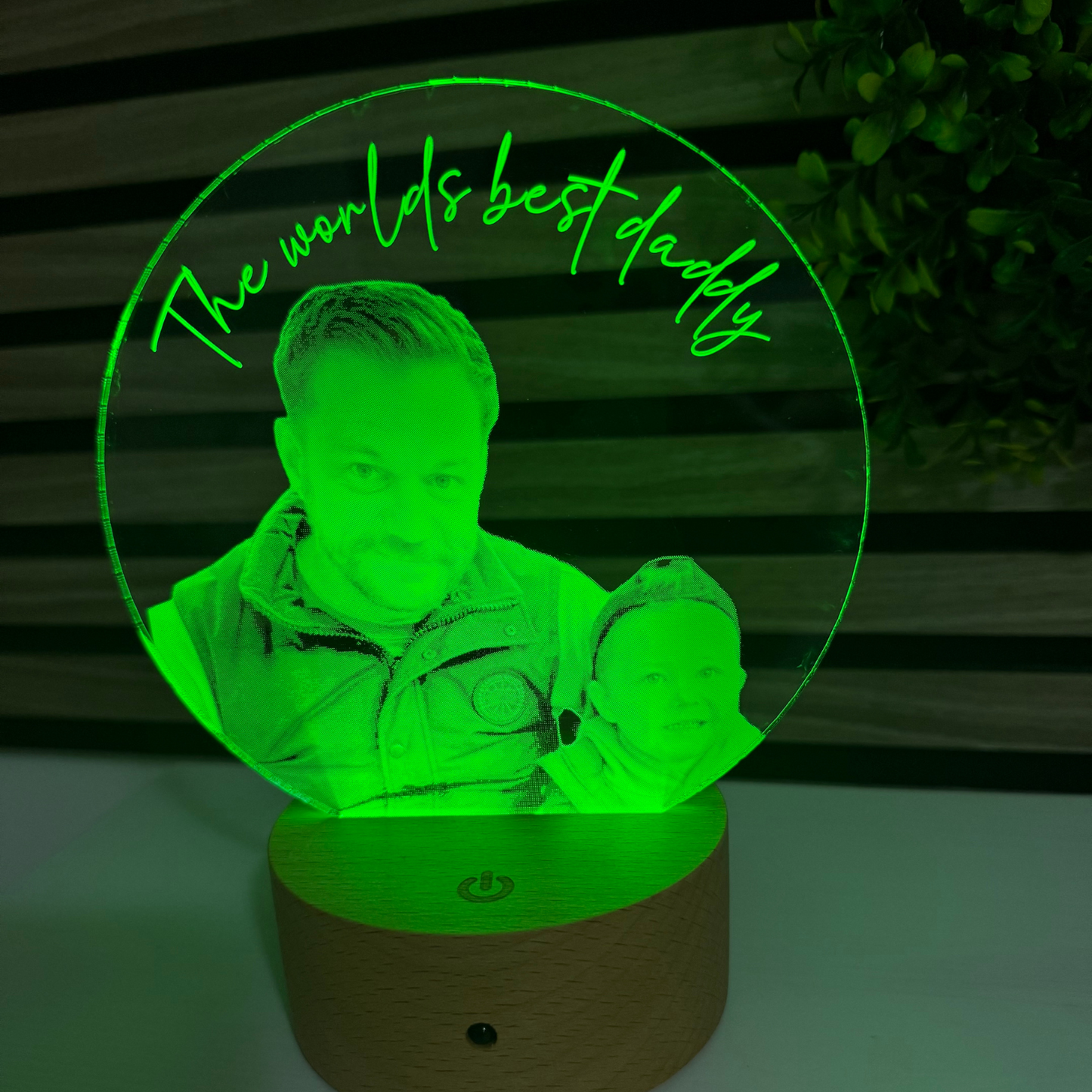 Personalised Photo Night Light – Custom Photo & Special Message