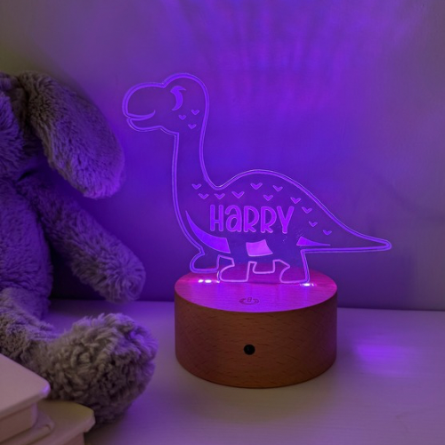 Dinosaur Theme Night Light - Minmi Luxe Sign Studio