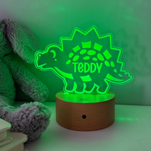 Dinosaur Theme Night Light - Muffin Luxe Sign Studio