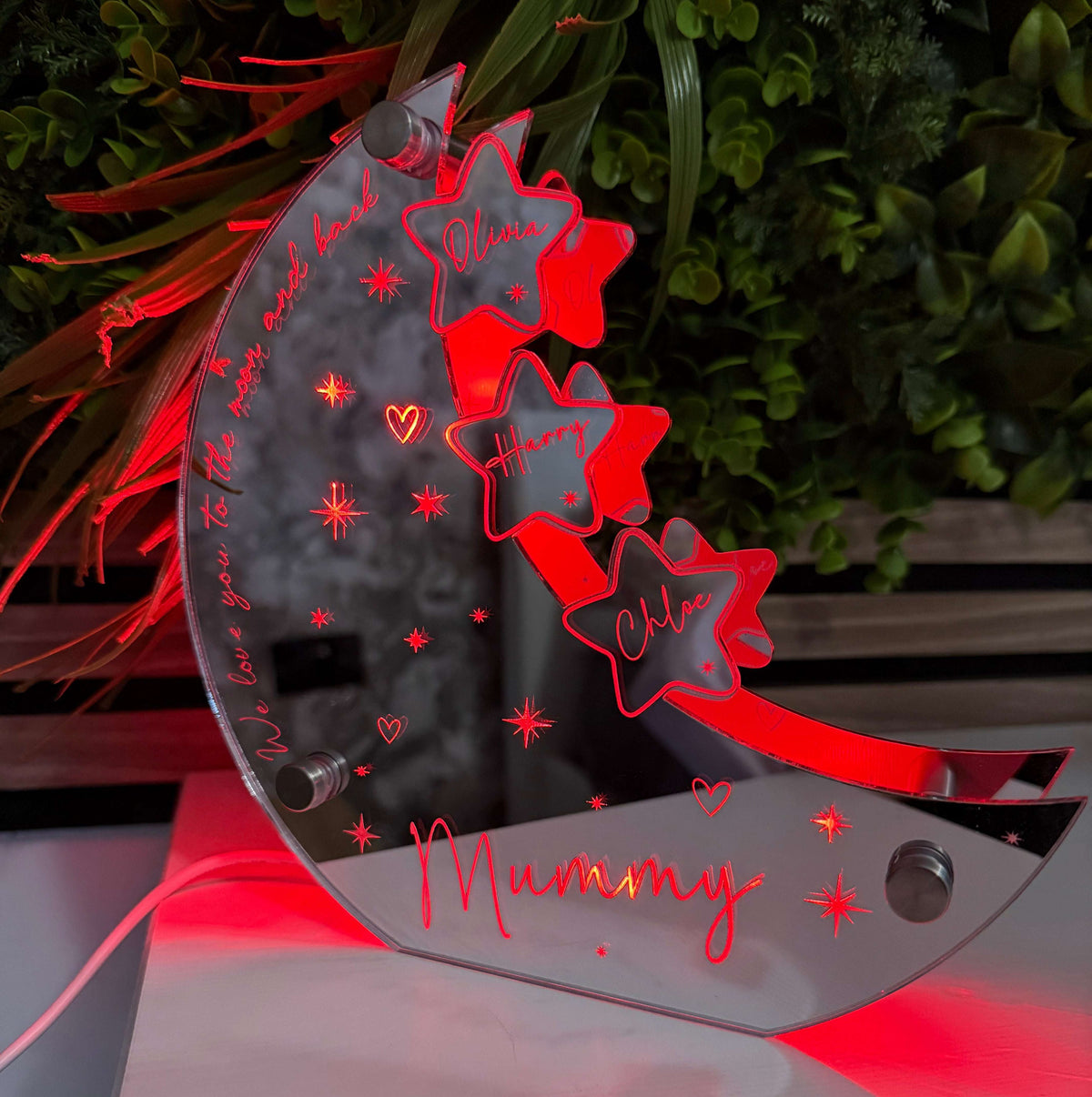 Personalised Mother's Day gift night light