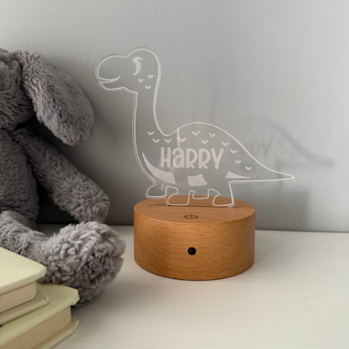 Dinosaur Theme Night Light - Minmi Luxe Sign Studio