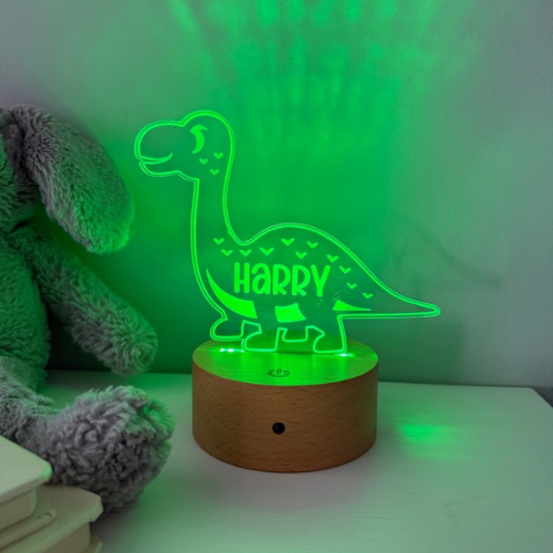 Dinosaur Theme Night Light - Minmi Luxe Sign Studio