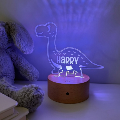 Dinosaur Theme Night Light - Minmi Luxe Sign Studio