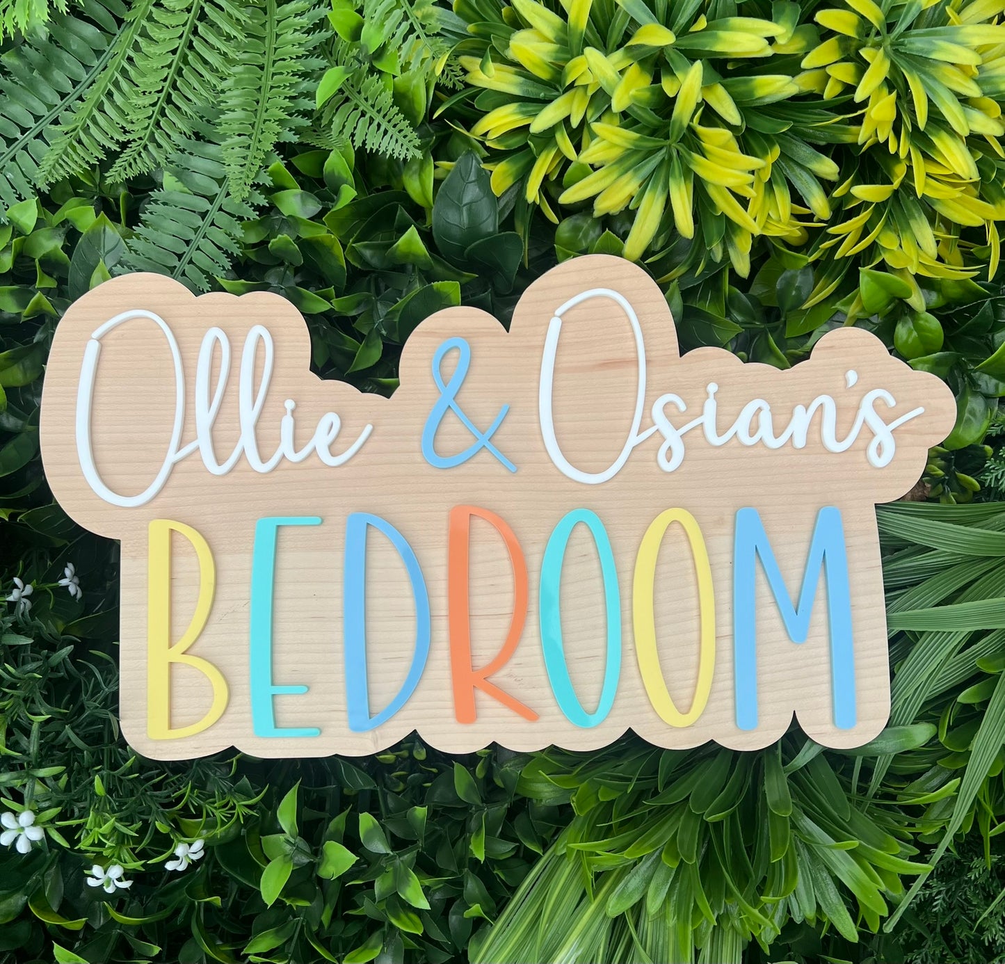 Personalised Playroom/Bedroom/Play Corner Wooden Sign