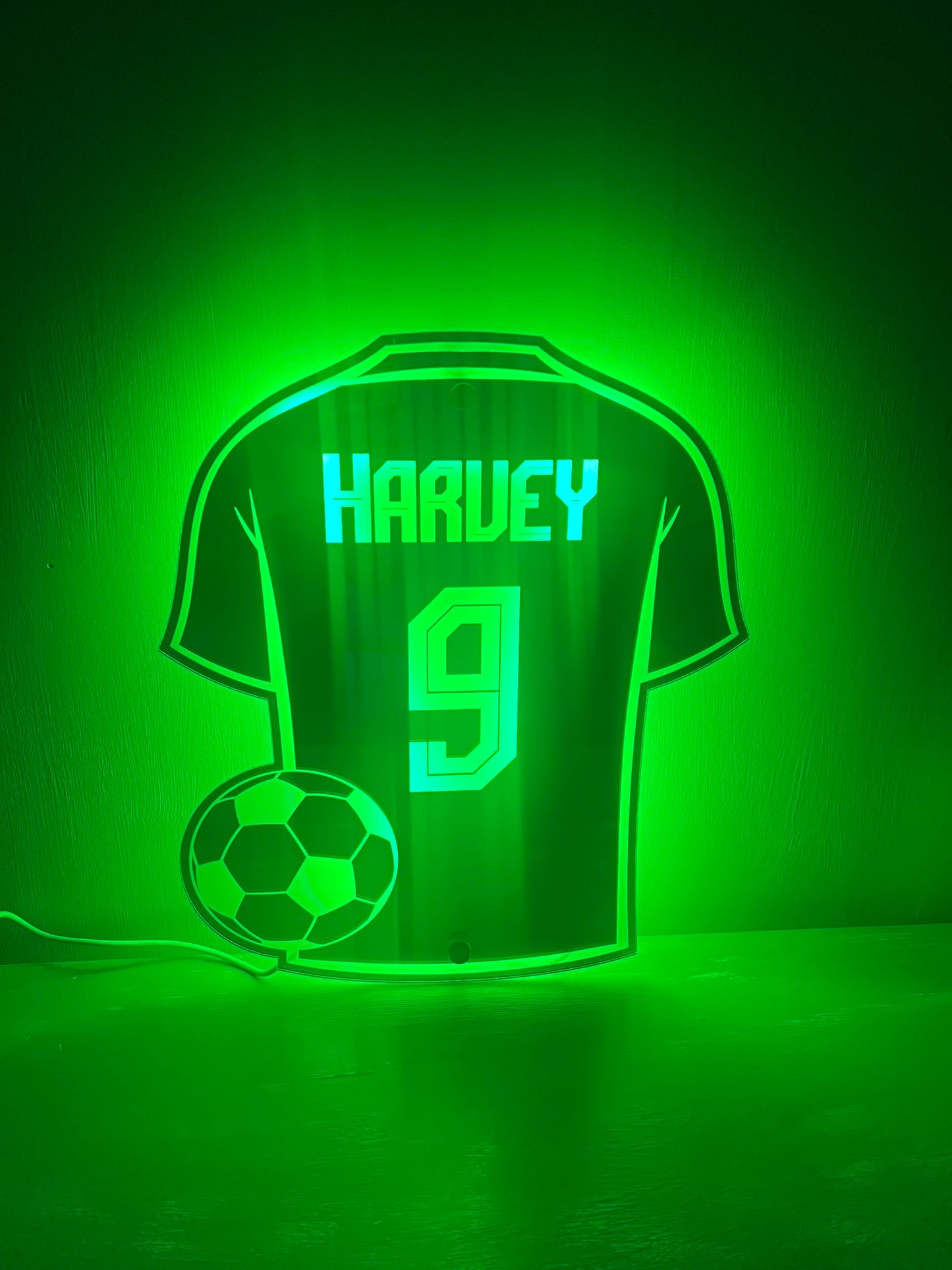 Personalised LED Football Shirt