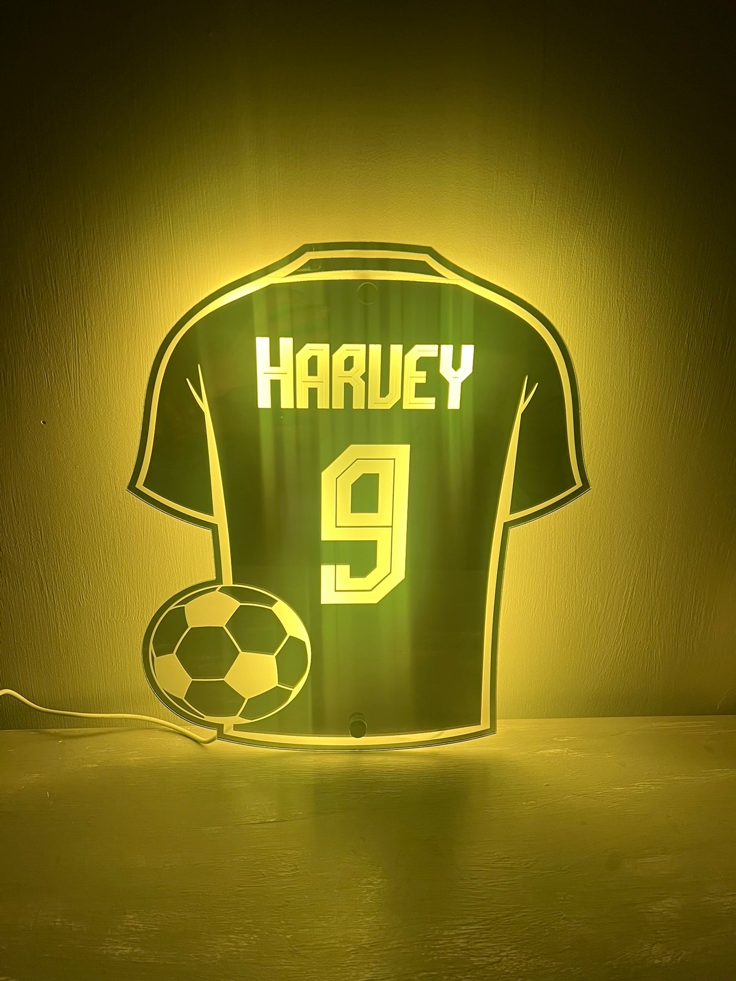 Personalised LED Football Shirt