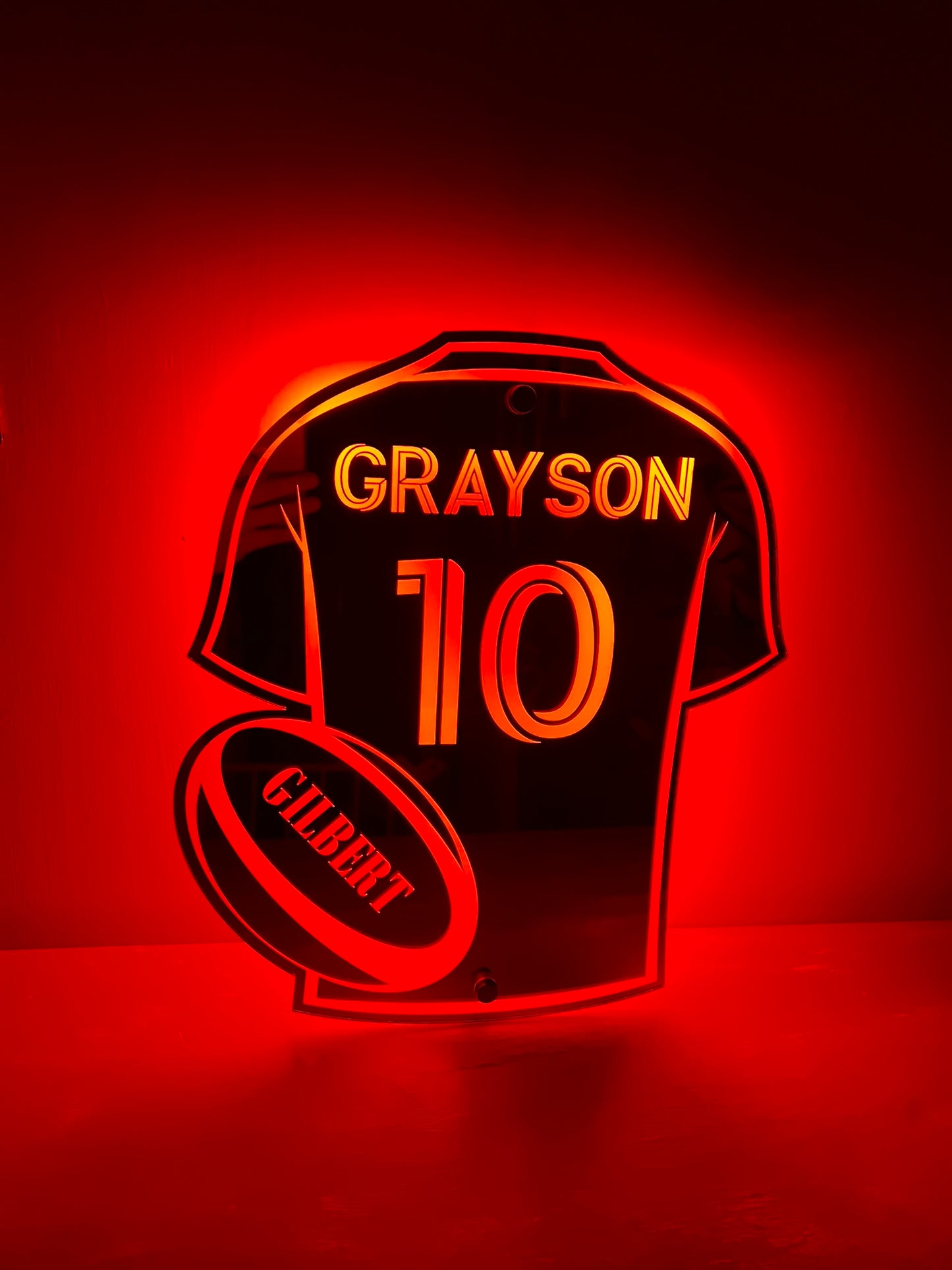 Personalised LED Rugby Shirt