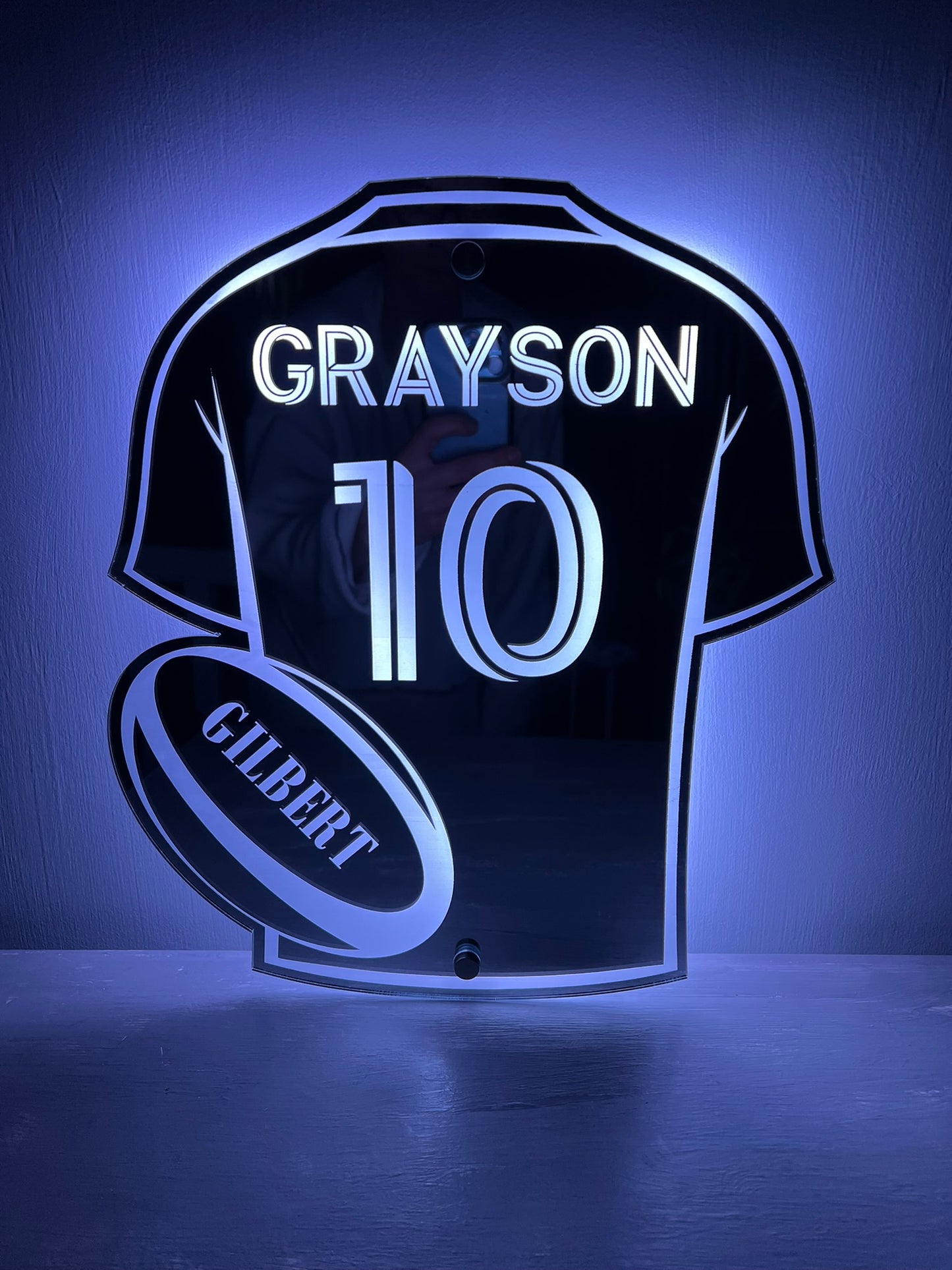 Personalised LED Rugby Shirt