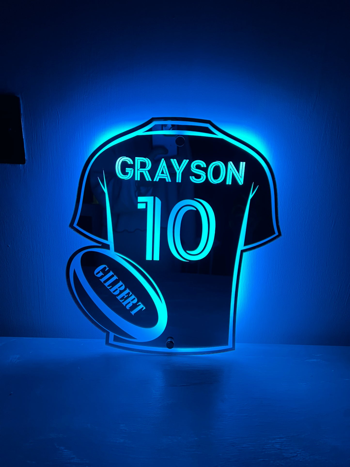 Personalised LED Rugby Shirt