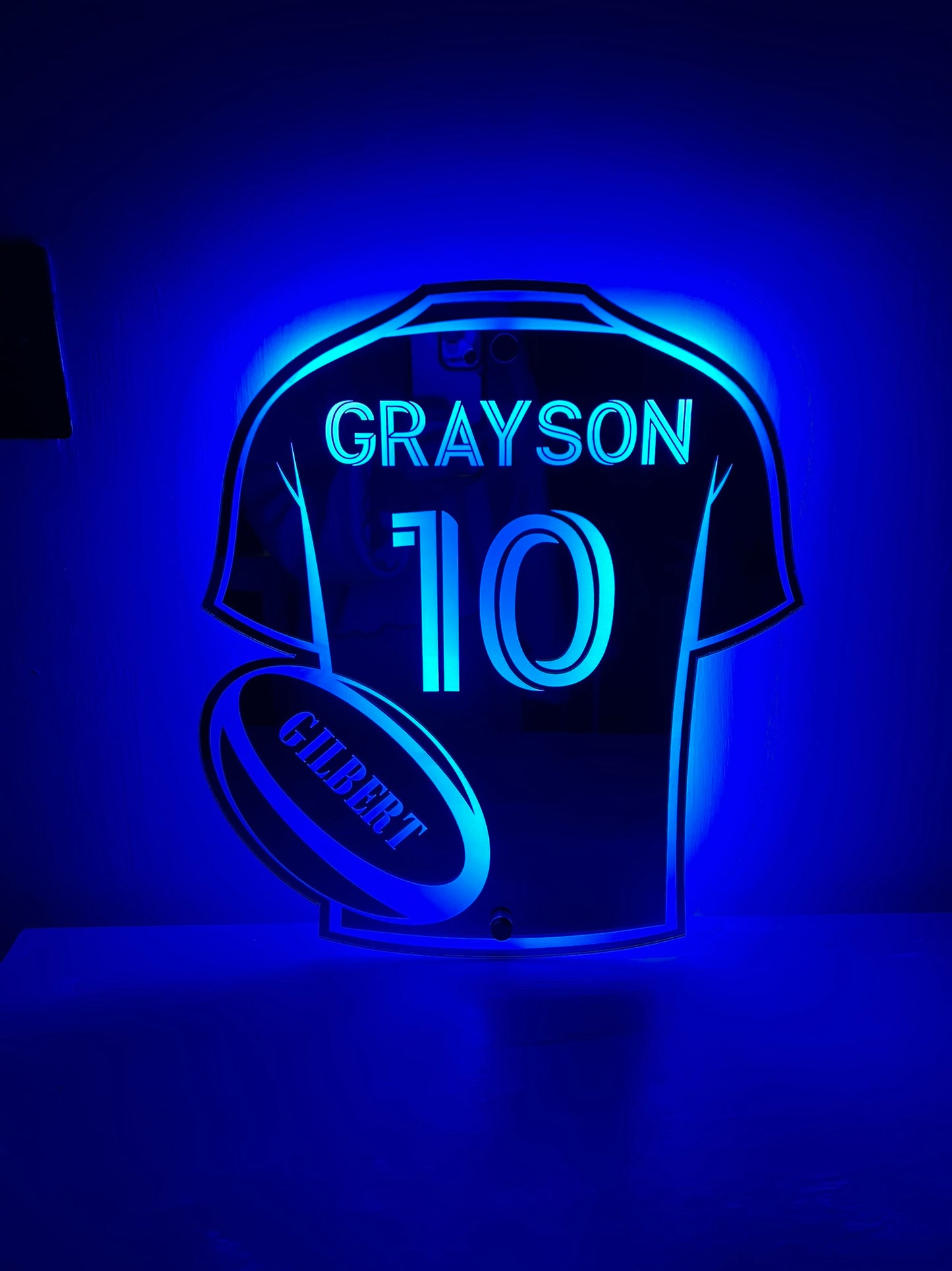 Personalised LED Rugby Shirt