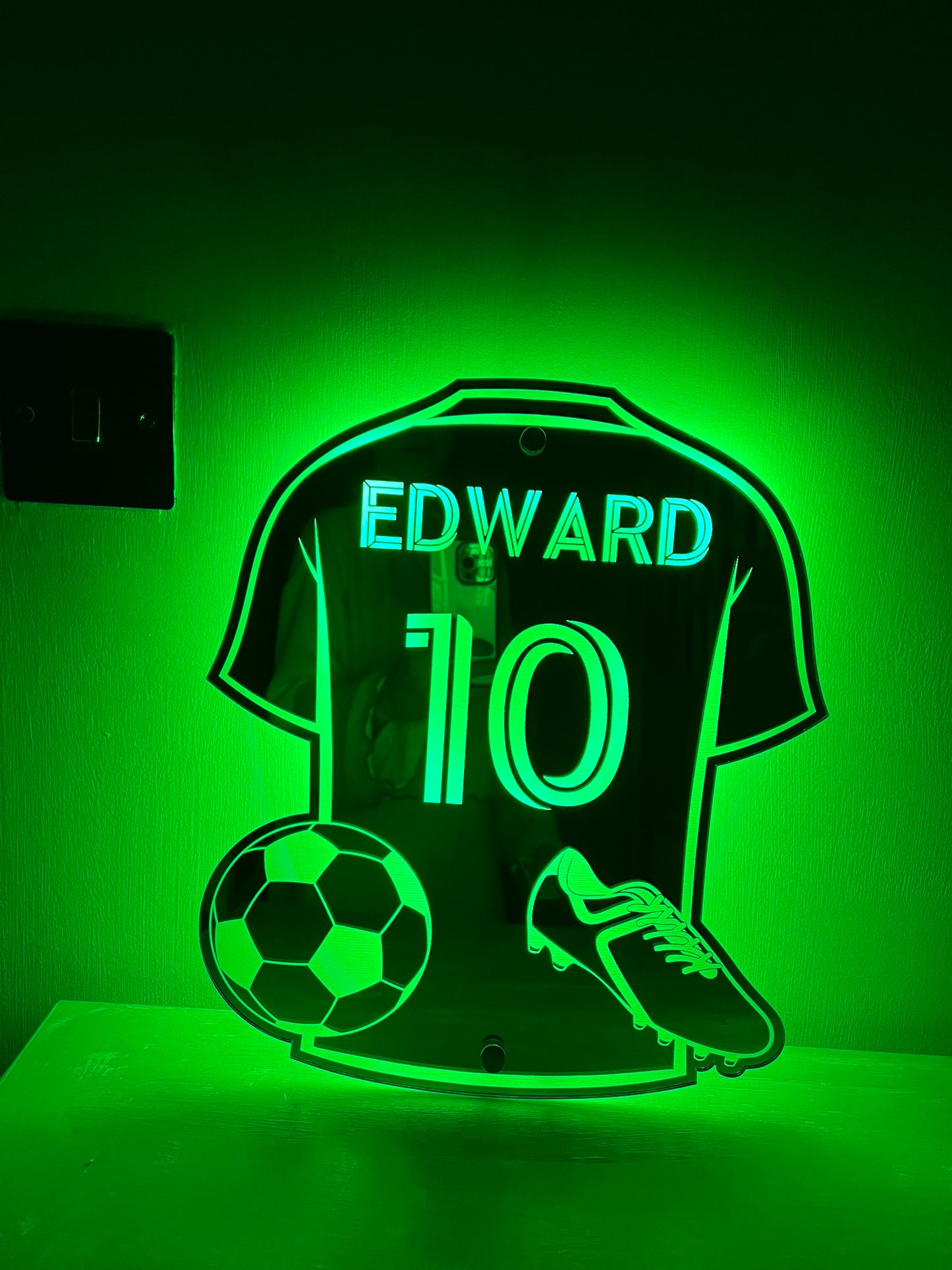 Personalised LED Football Shirt