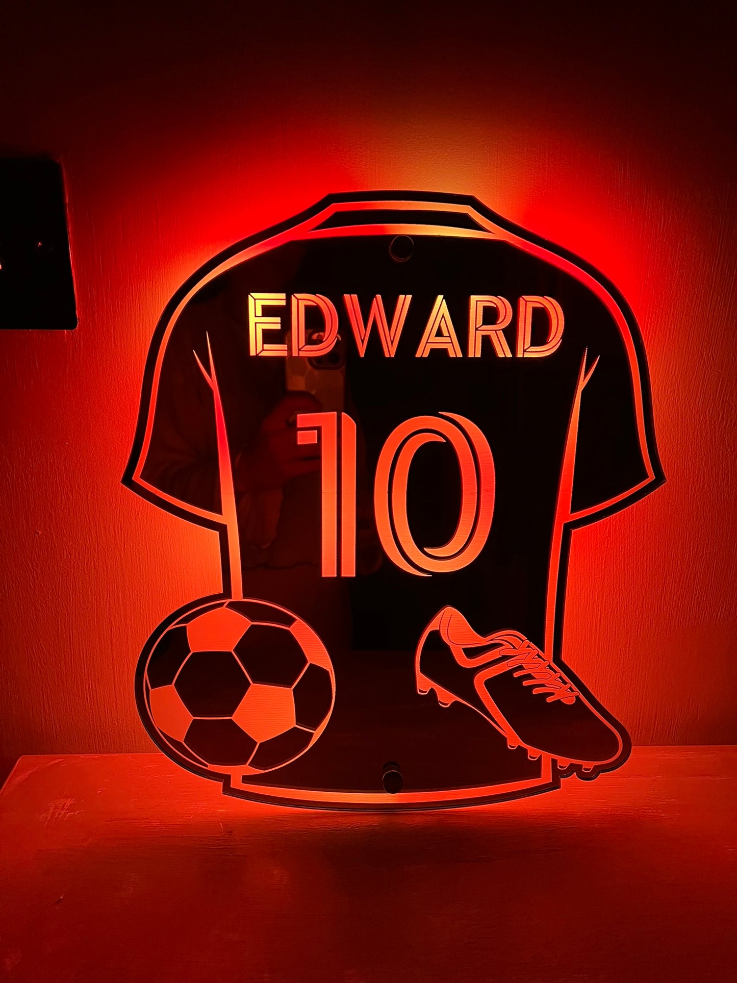 Personalised LED Football Shirt
