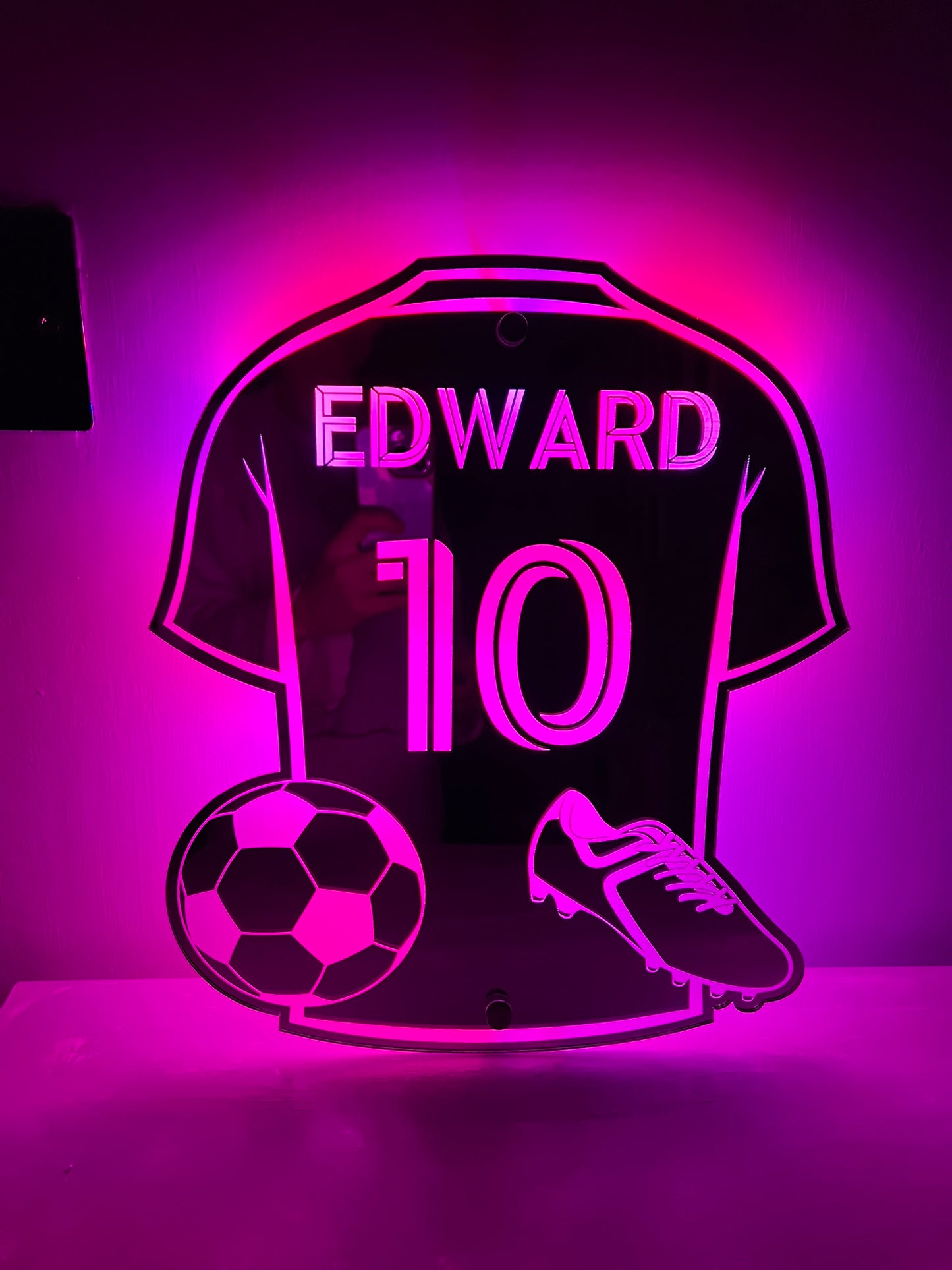Personalised LED Football Shirt