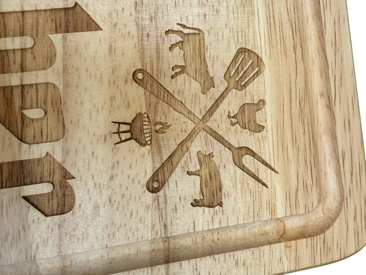 Personalised The Grill Father Wooden Tray