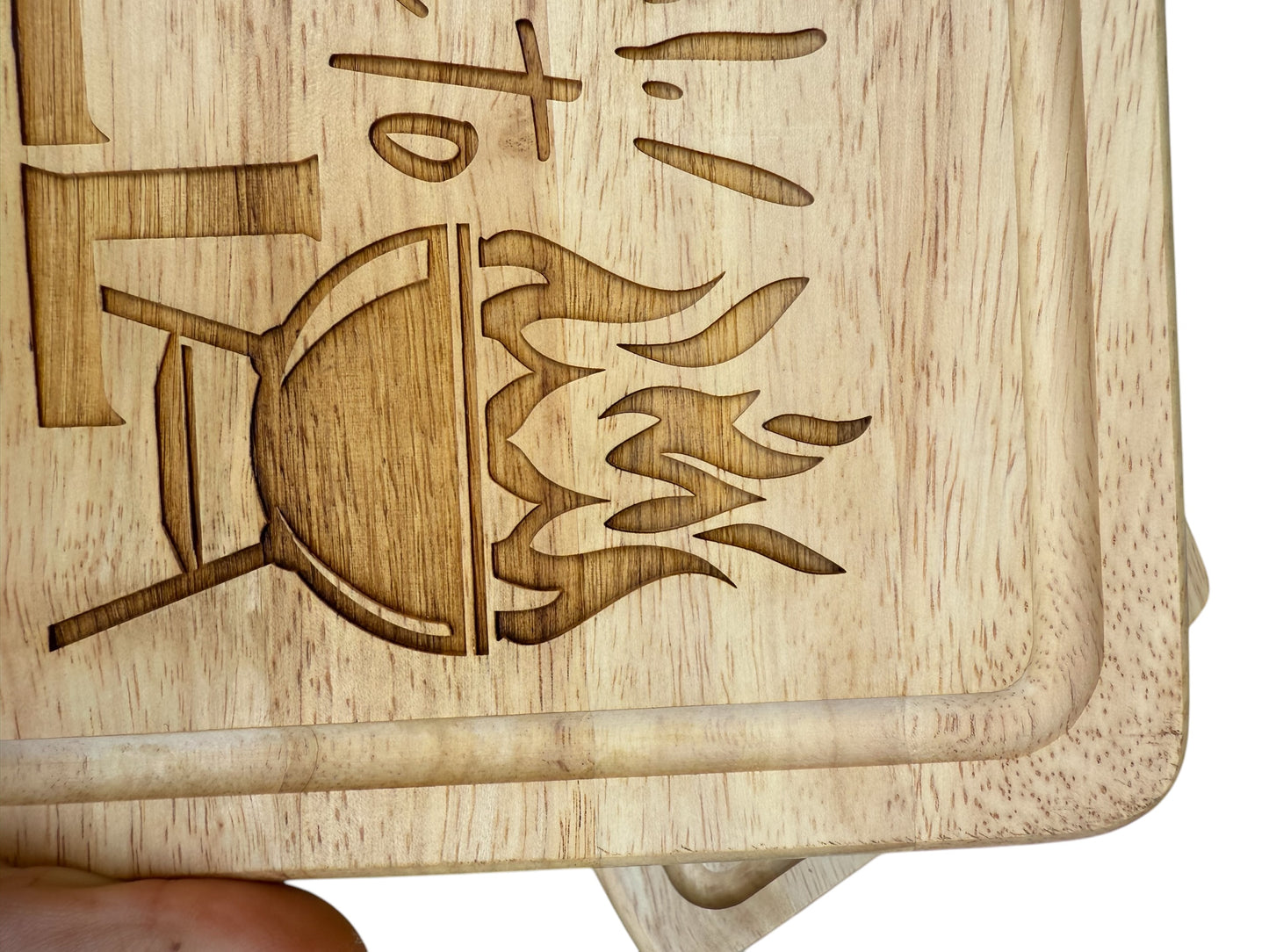 Personalised Licenced To Grill Wooden Tray