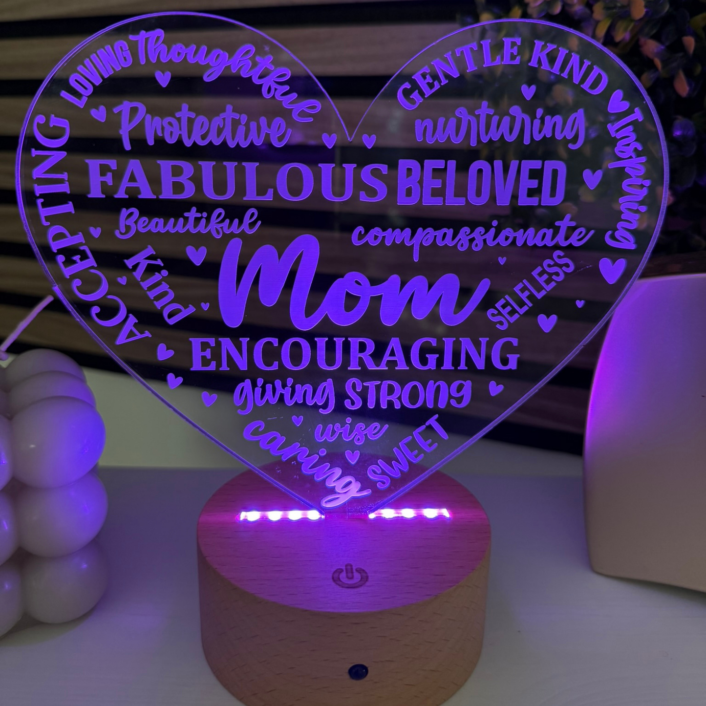 3D Night Light for Mom
