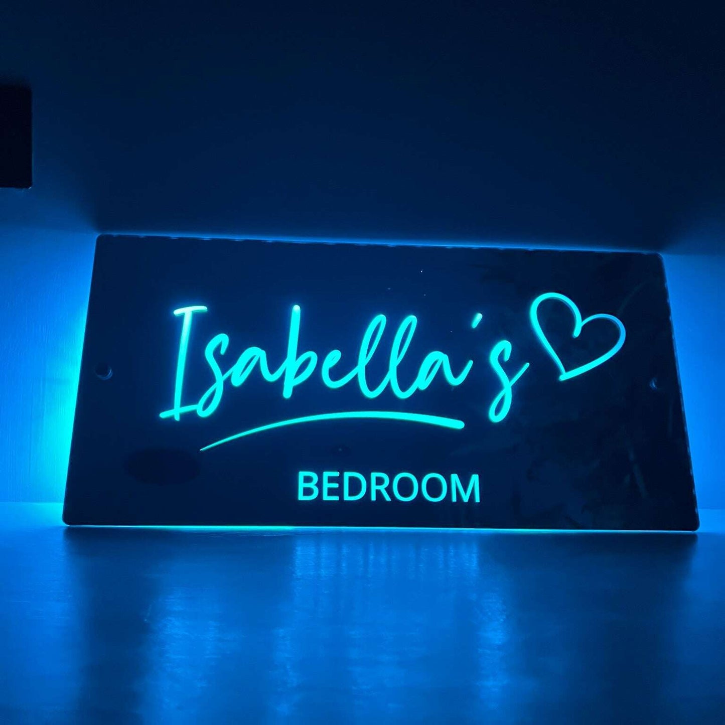 LED mirror sign ideal as a birthday or Christmas gift