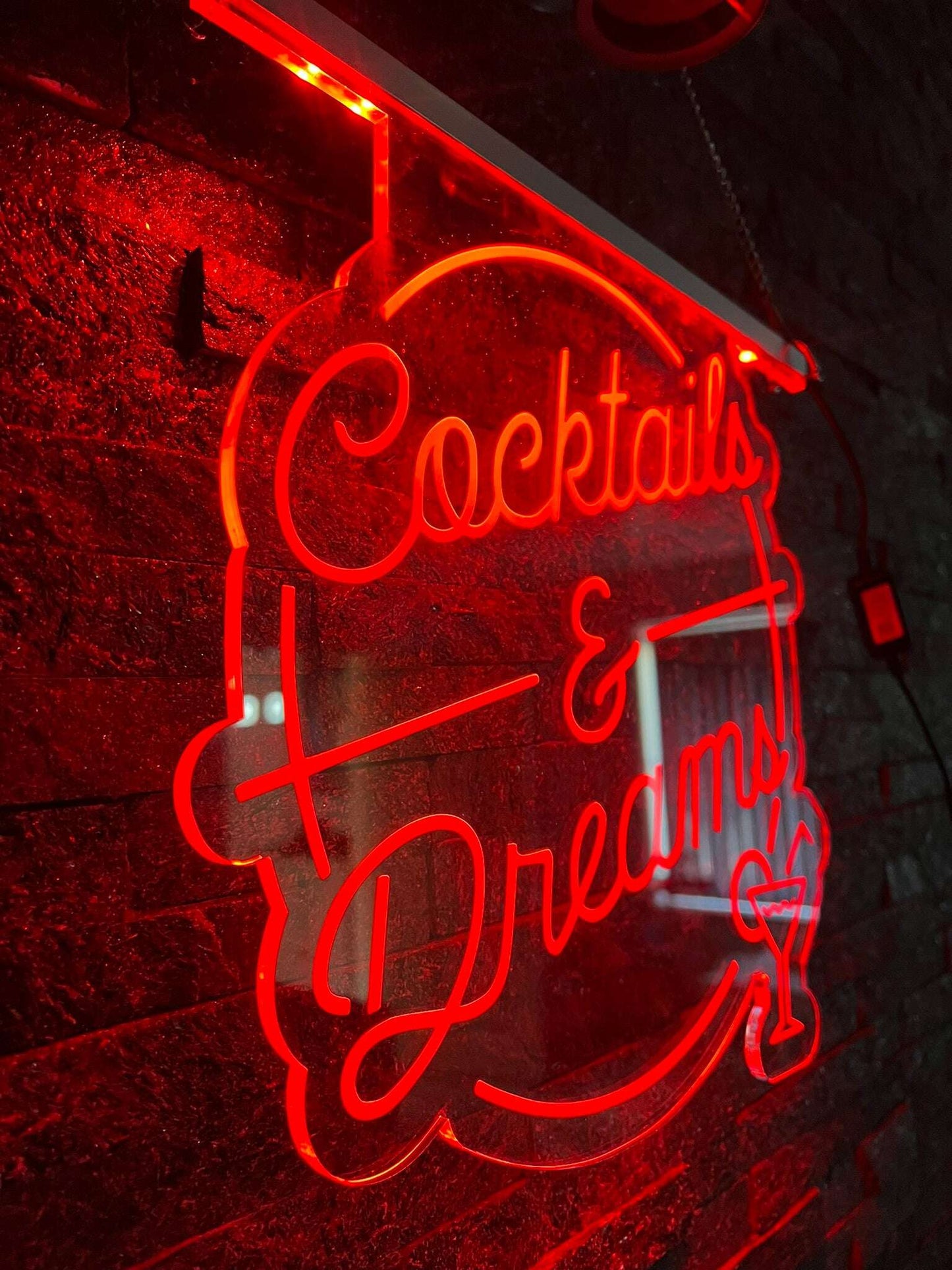 Music sync LED sign for lively party atmosphere
