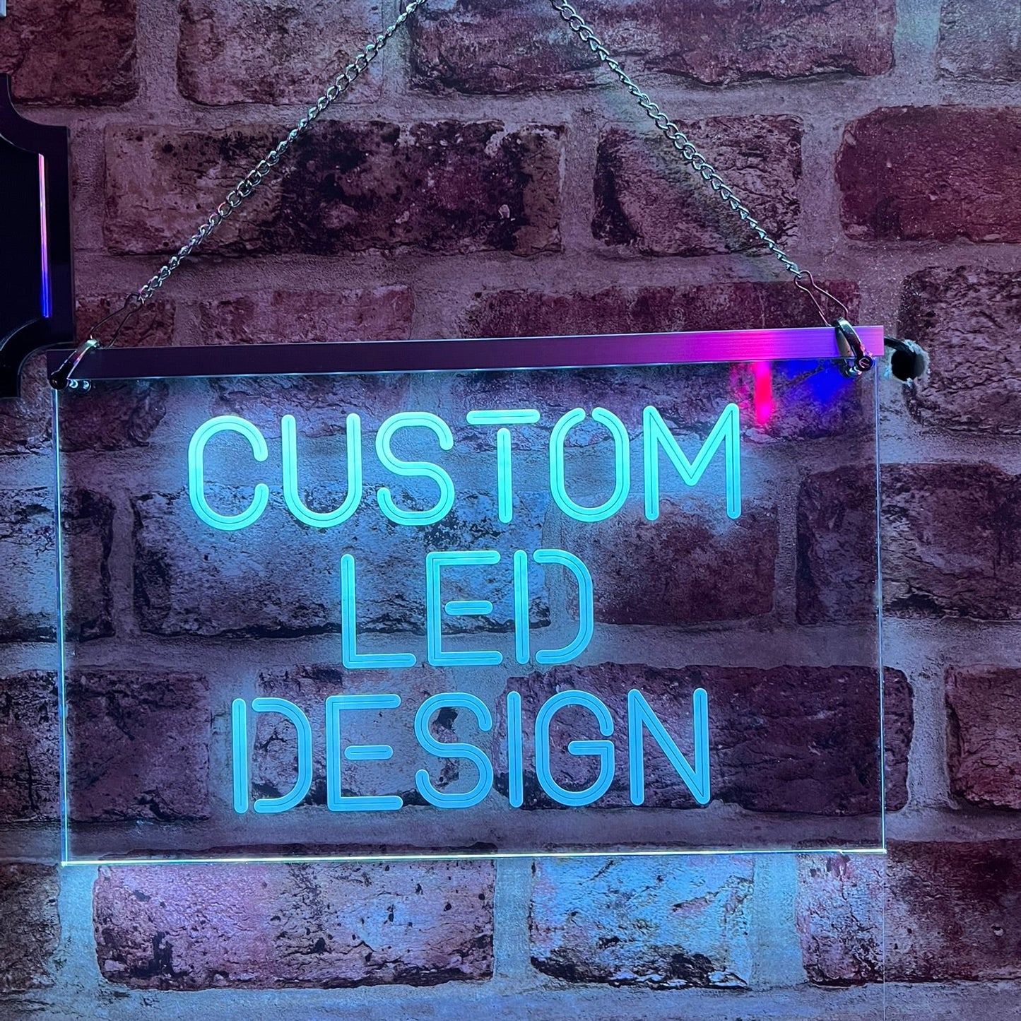Custom LED light sign ideal for bedroom décor and gifts