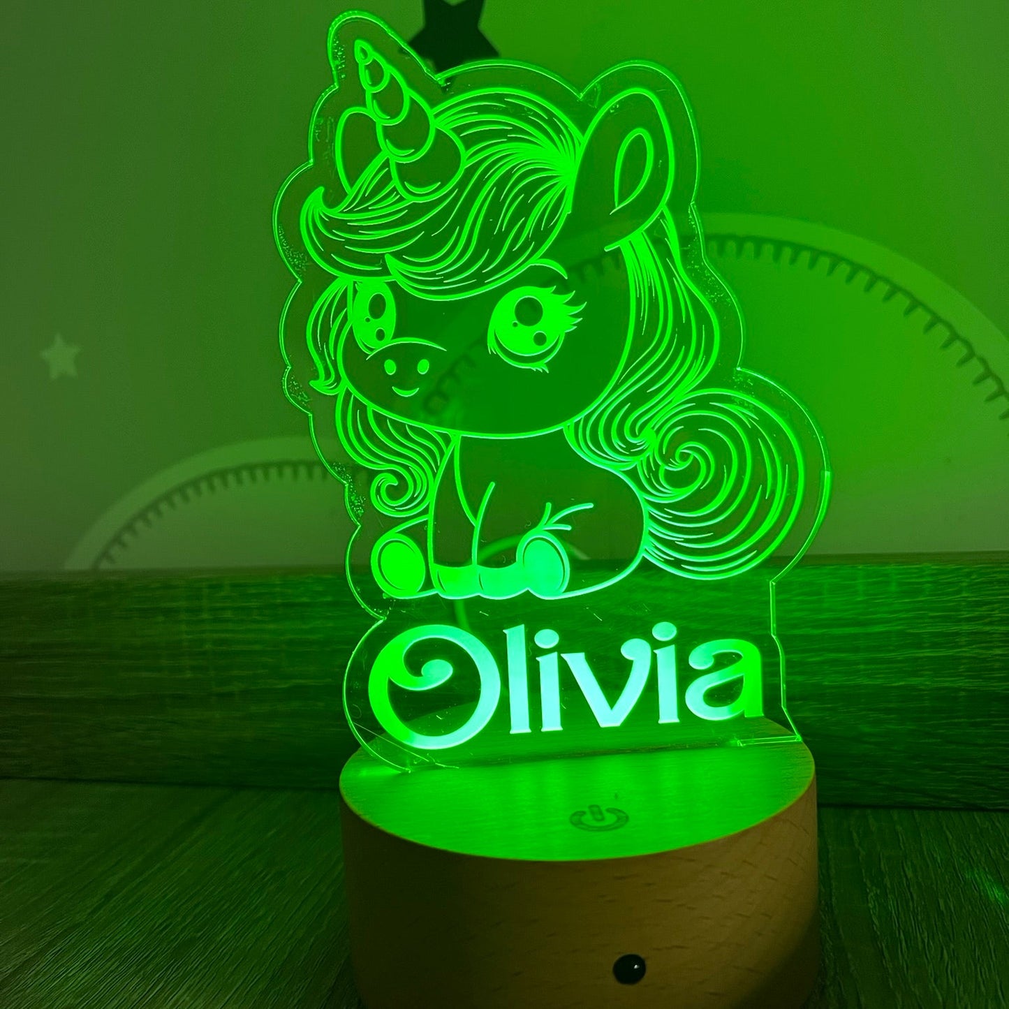 Cute unicorn LED light for nursery or children’s bedroom