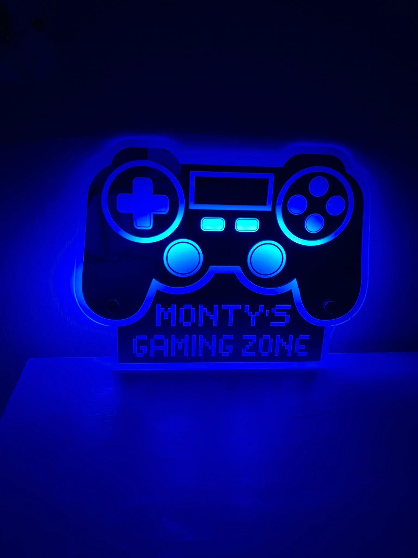 Custom LED PlayStation controller night light personalised