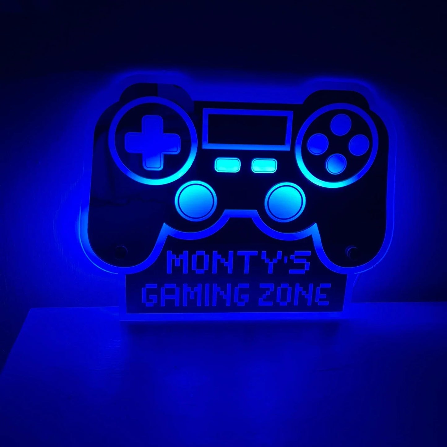 Custom LED PlayStation controller night light personalised