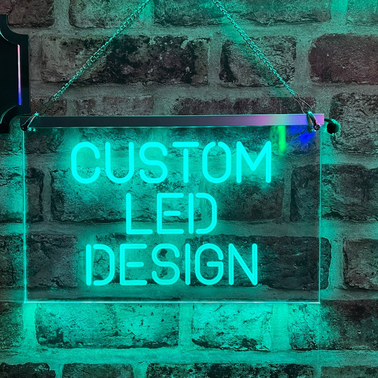 Personalised custom LED sign ideal as a unique gift
