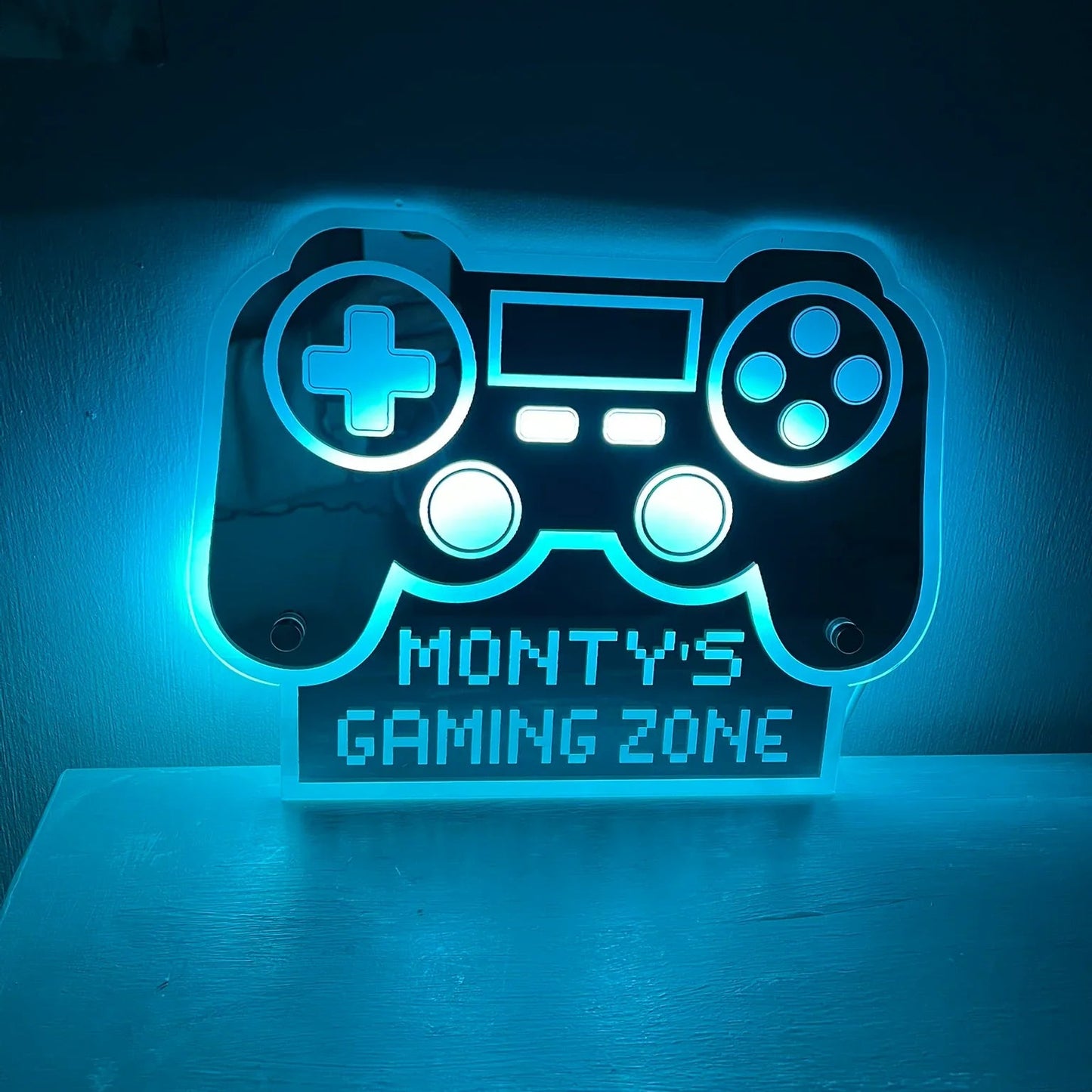 Custom PlayStation controller LED night light gift idea