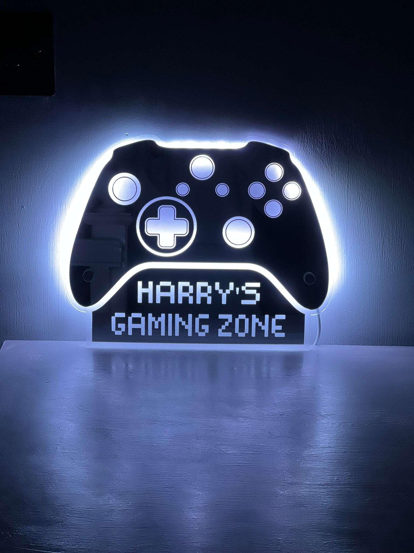 Custom Xbox controller LED night light perfect for gamers