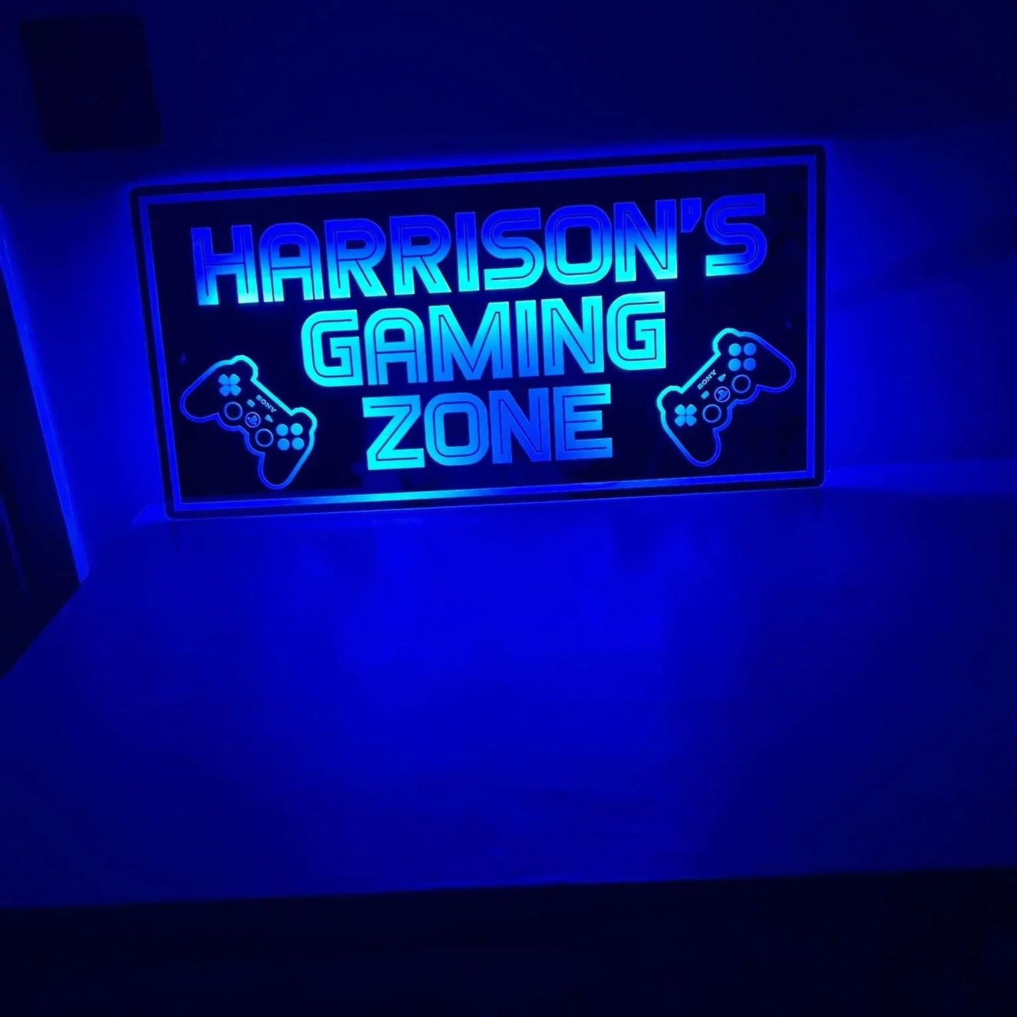 LED mirror gaming sign ideal for PlayStation fans