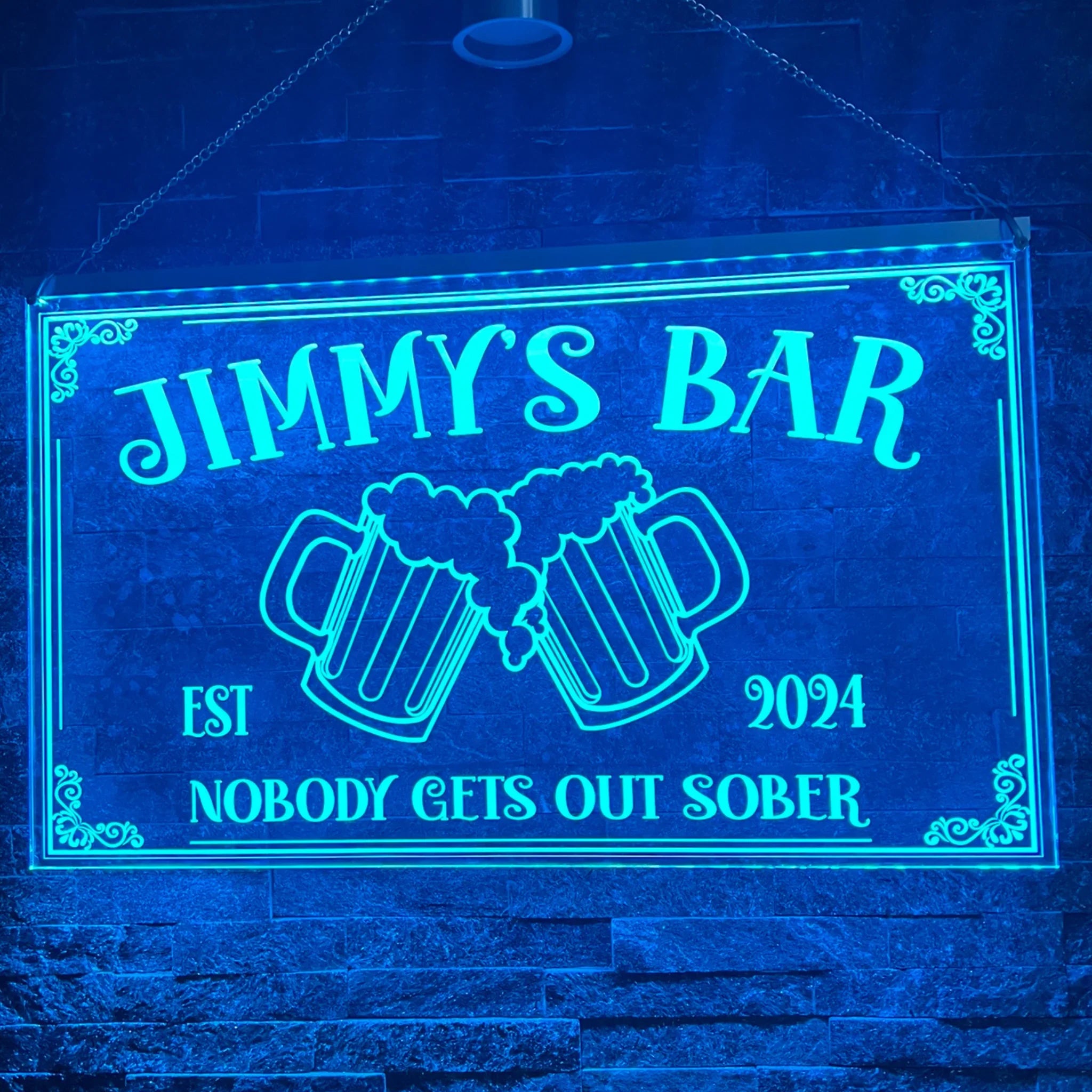 Custom LED Bar Signs | Perfect for Home Bars & Man Caves – Luxe Sign Studio