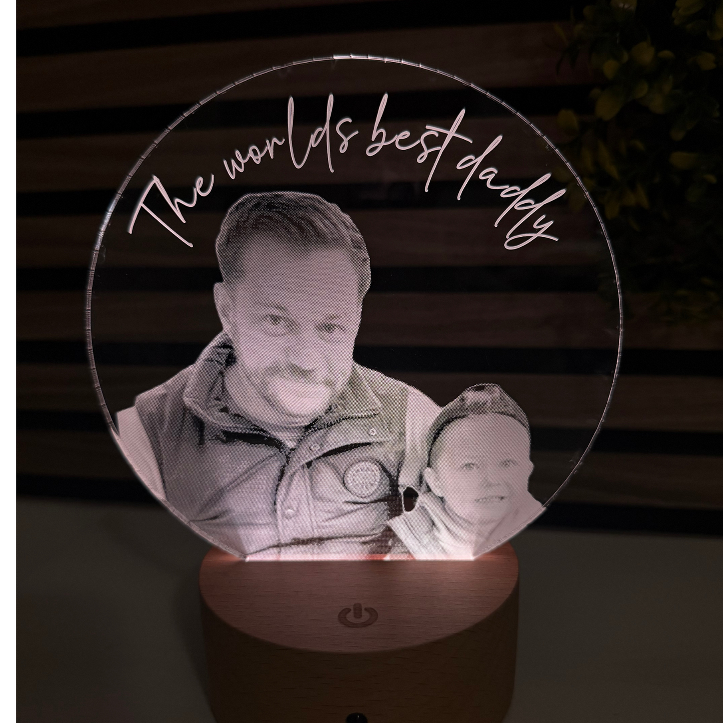 Personalised Photo Night Light – Custom Photo & Special Message