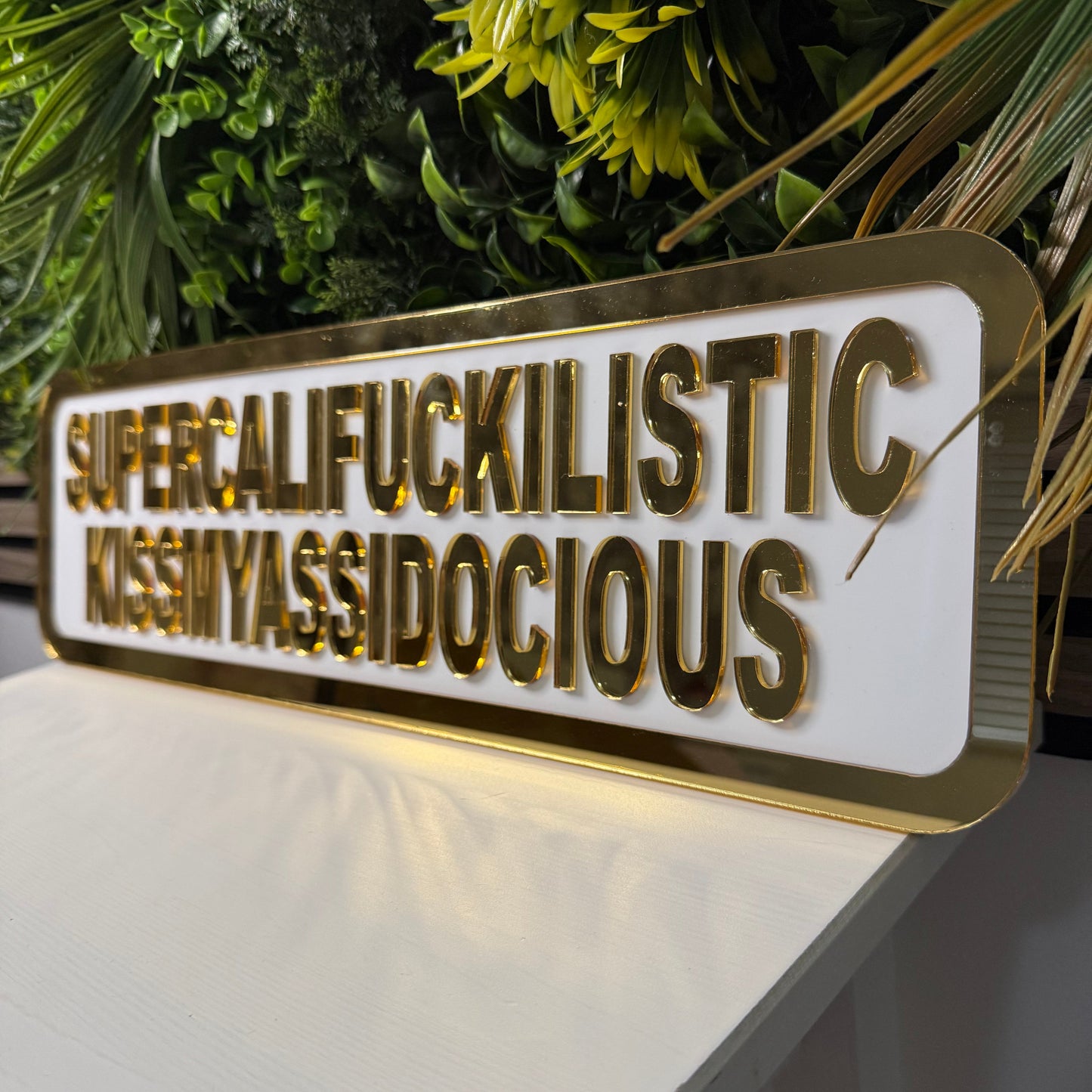 Personalised Street Sign Acrylic Wall Plaque, Choose a Design or Create Your Own, 50 x 15cm