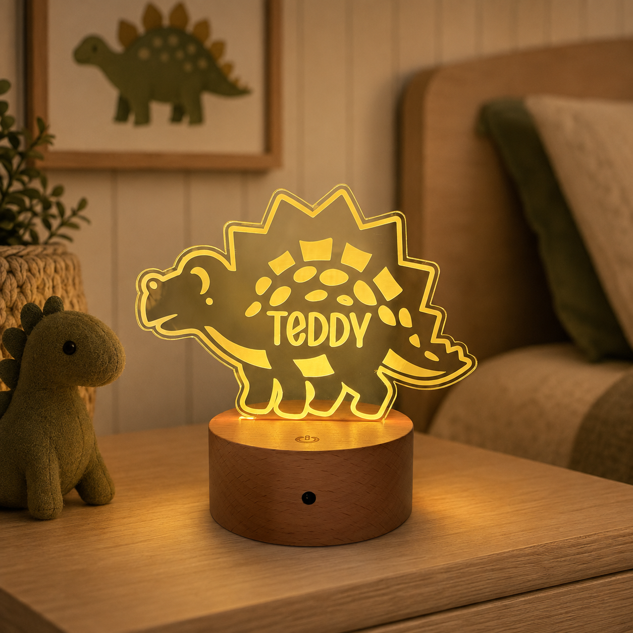 nursery nigh light, gift for kids room, personalised night light