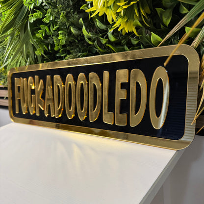 Personalised Street Sign Acrylic Wall Plaque, Choose a Design or Create Your Own, 50 x 15cm