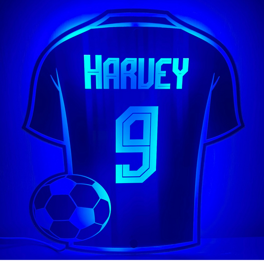 Personalised LED Football Shirt