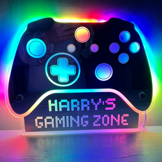 Personalised LED Game Controller Sign
