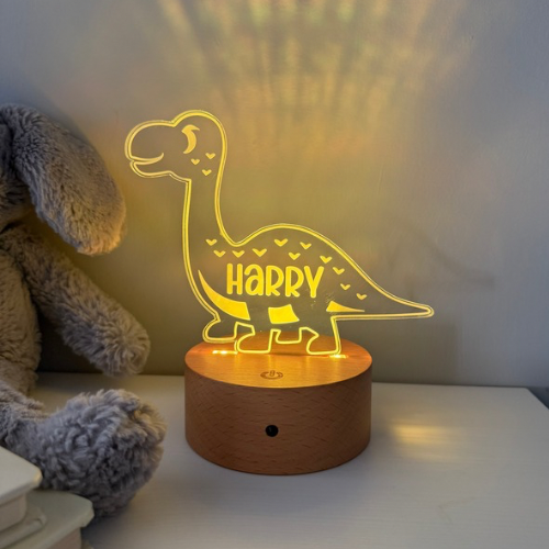 Dinosaur Theme Night Light - Minmi Luxe Sign Studio