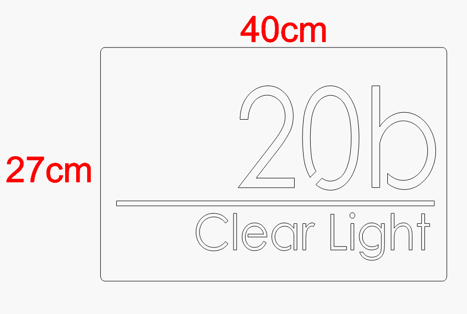 Custom Floating Acrylic House Sign | Silver Mirror & Mineral Grey | 40 x 27cm