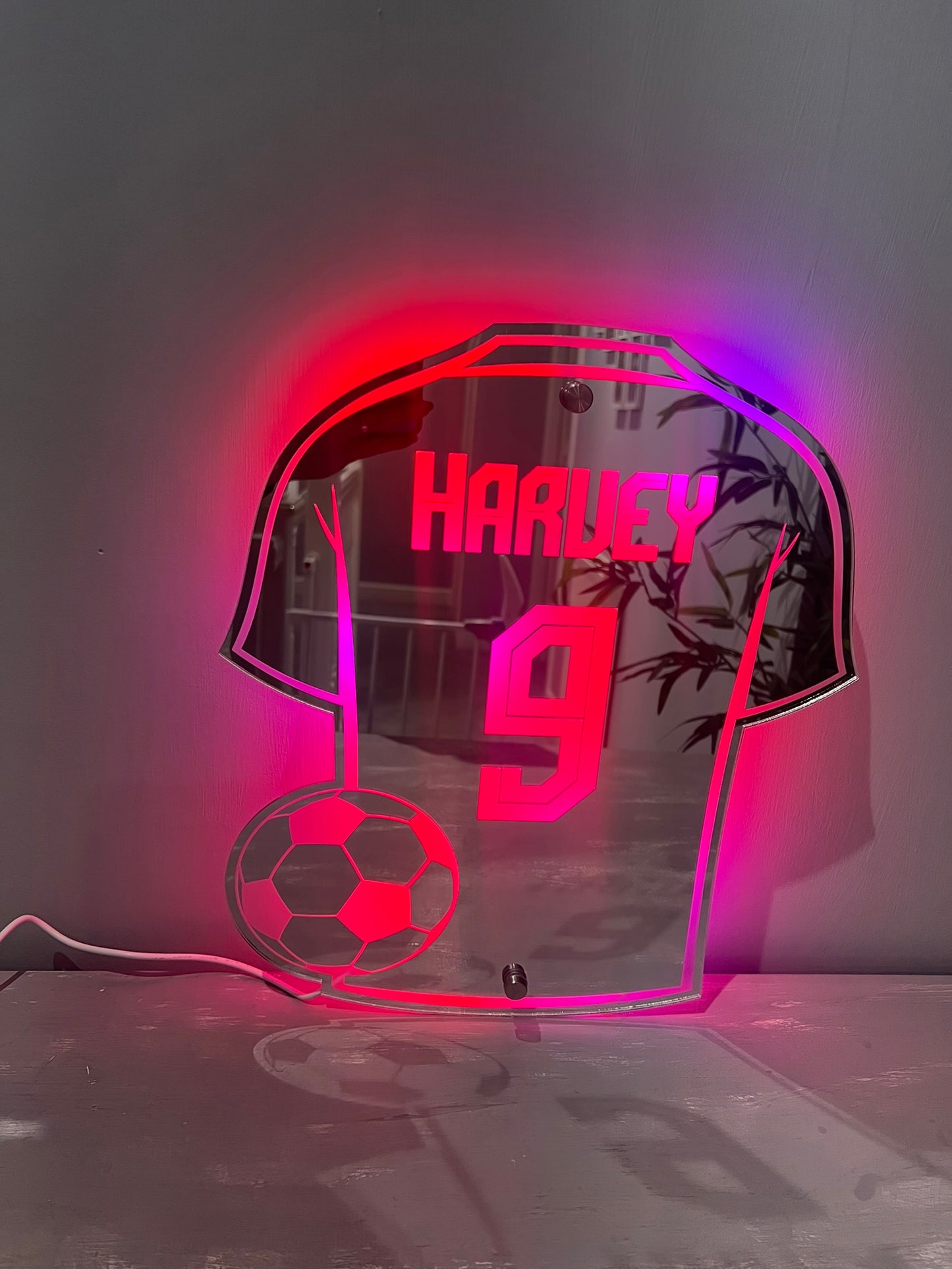 Personalised LED Football Shirt