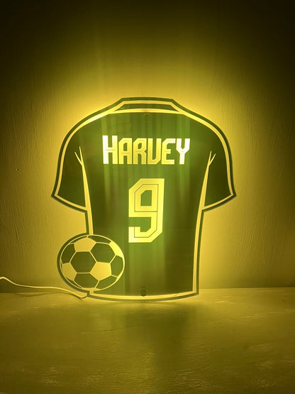 Personalised LED Football Shirt
