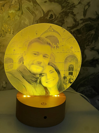 3D Personalised Photo Night Light