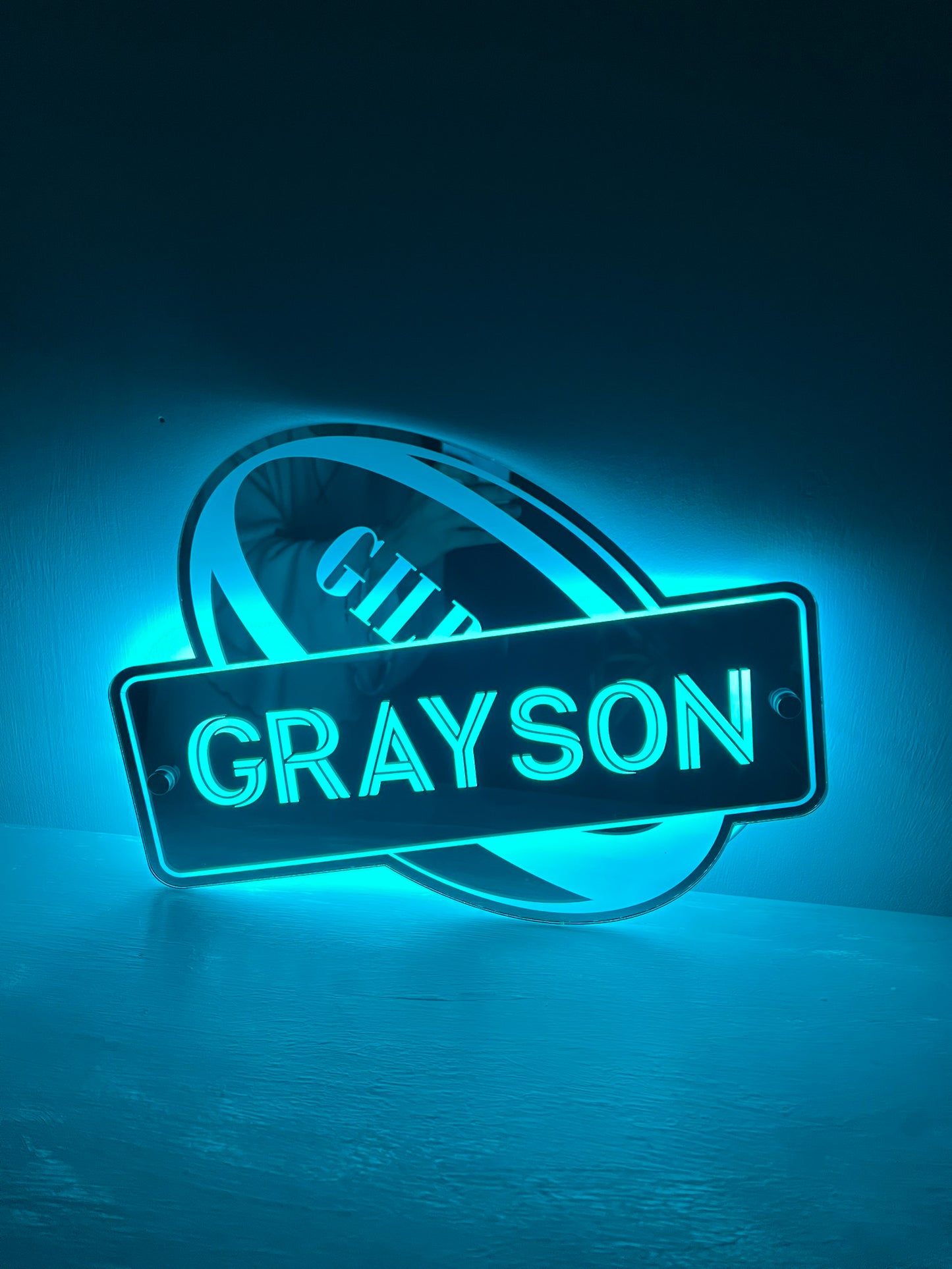 Personalised LED Rugby Ball