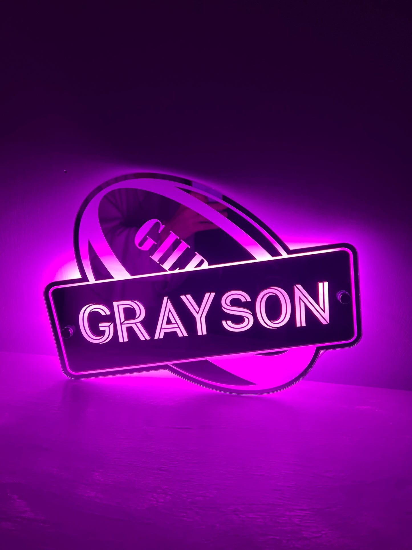 Personalised LED Rugby Ball