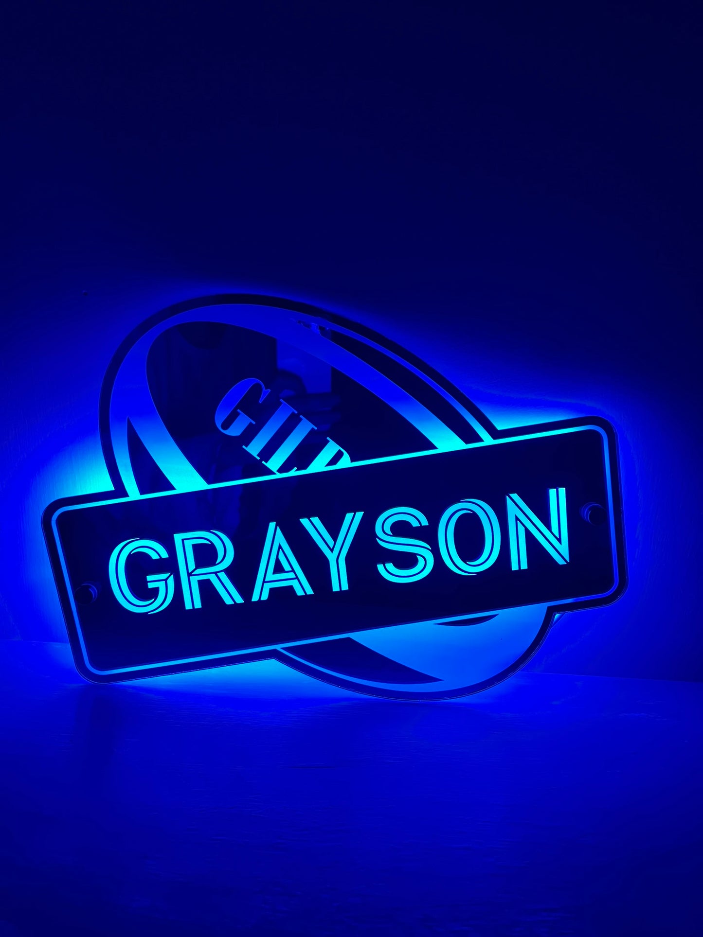 Personalised LED Rugby Ball