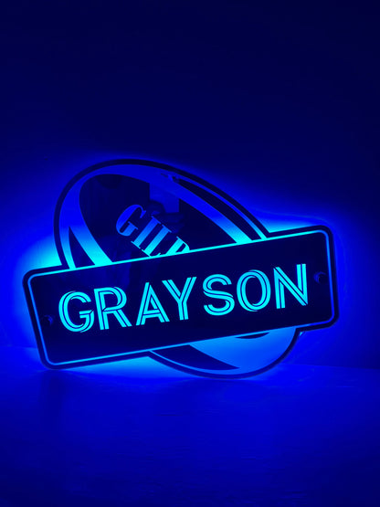 Personalised LED Rugby Ball