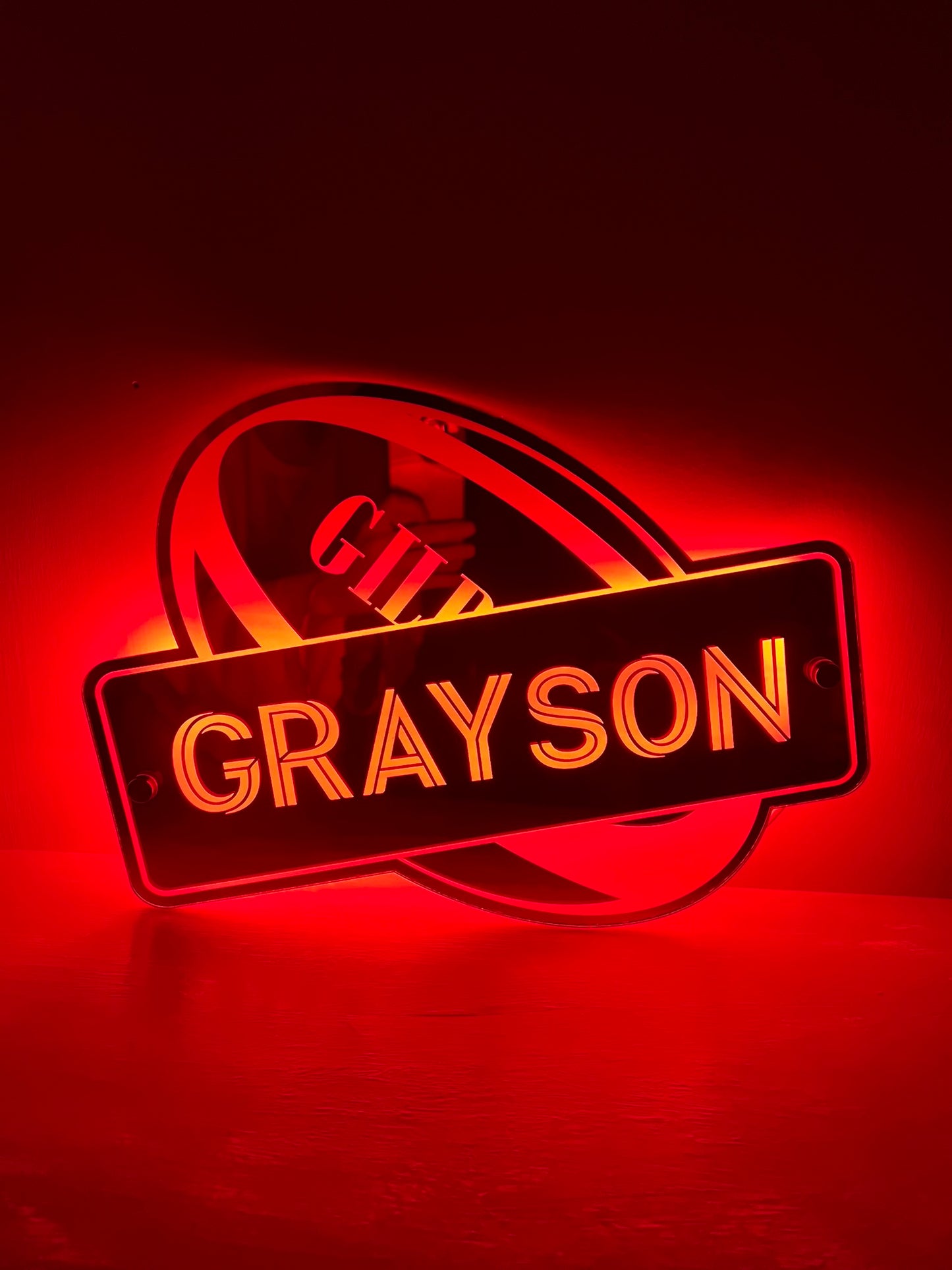 Personalised LED Rugby Ball
