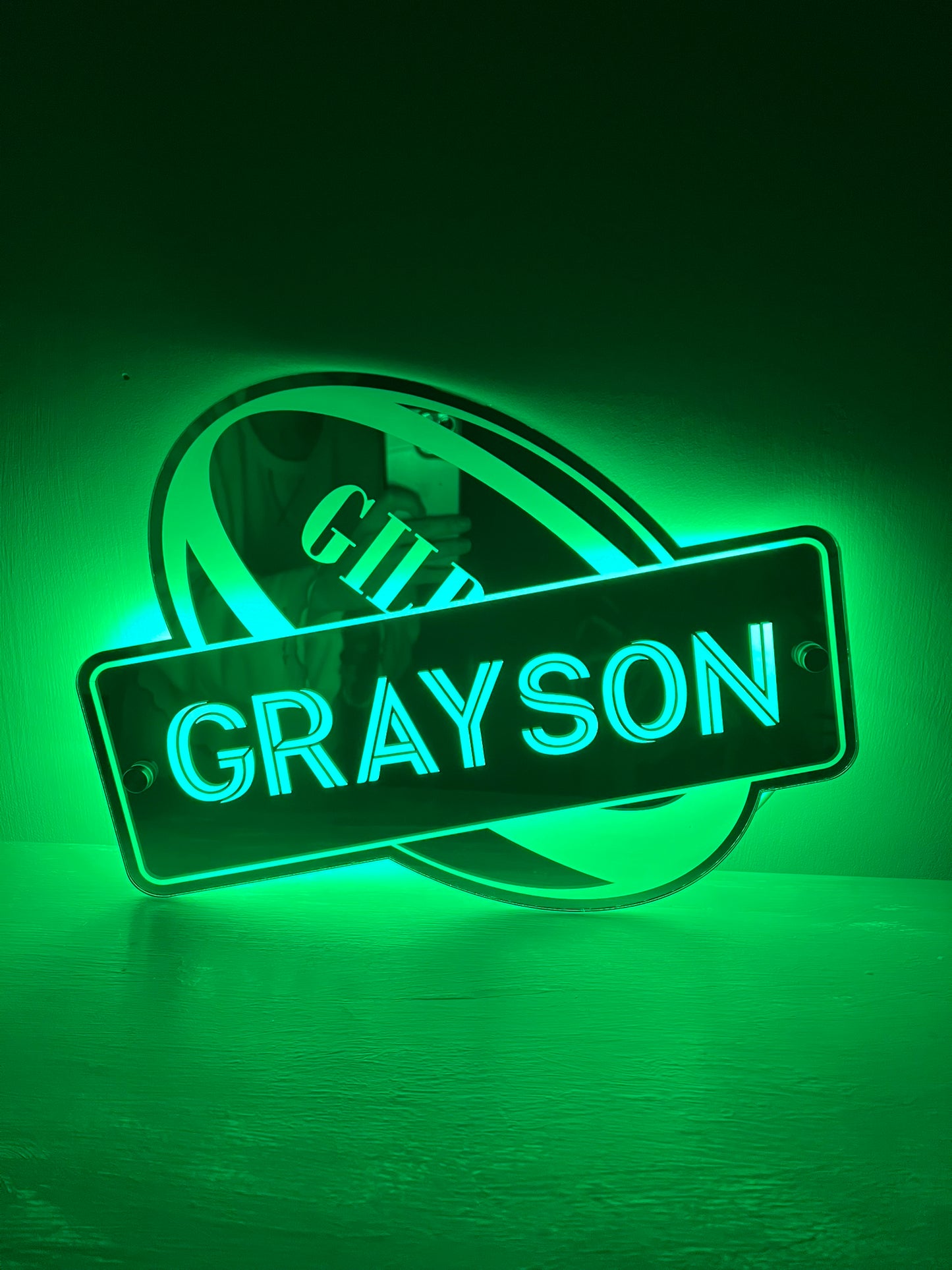 Personalised LED Rugby Ball